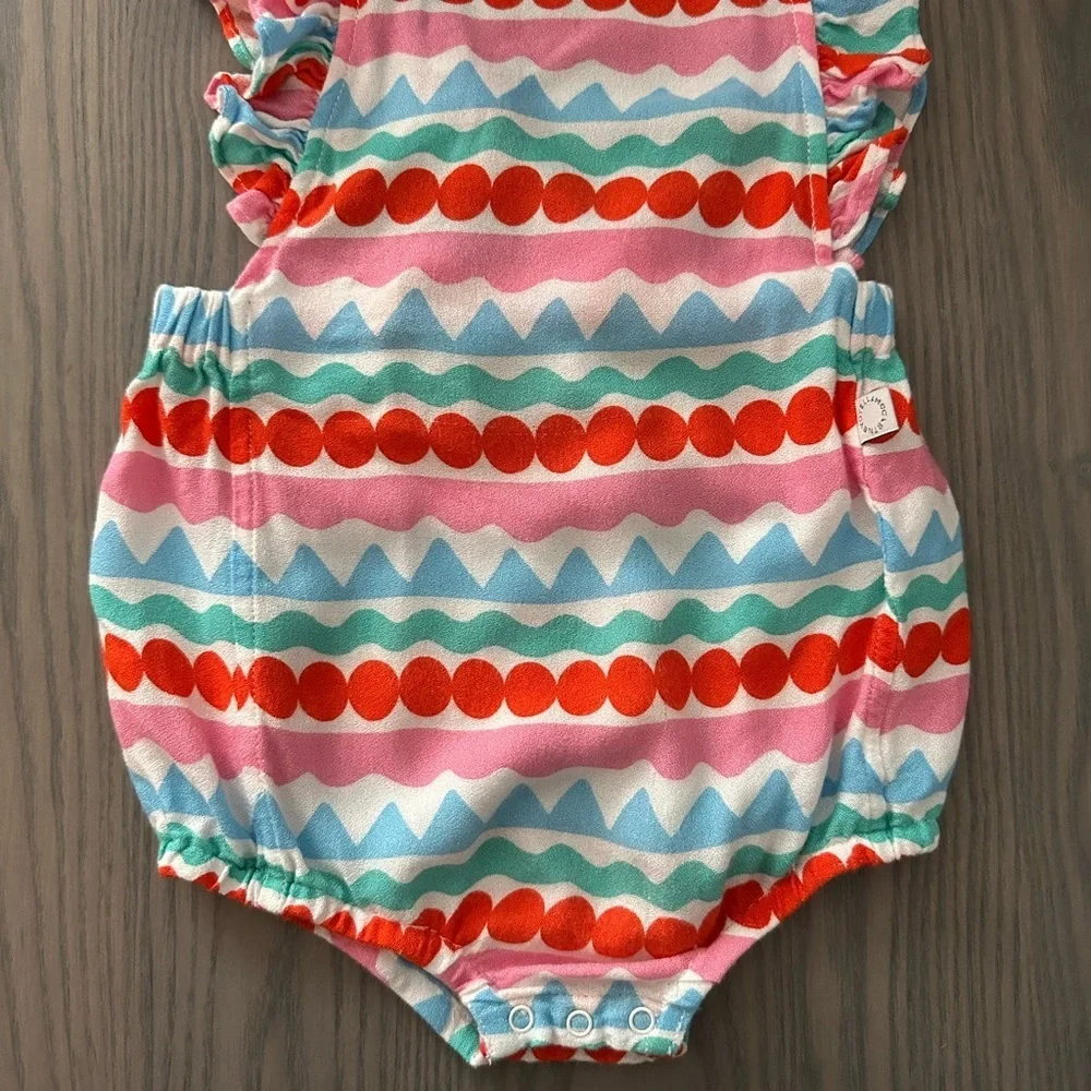 STELLA MCCARTNEY BABY GRAPHIC STRIPED JUMPSUIT